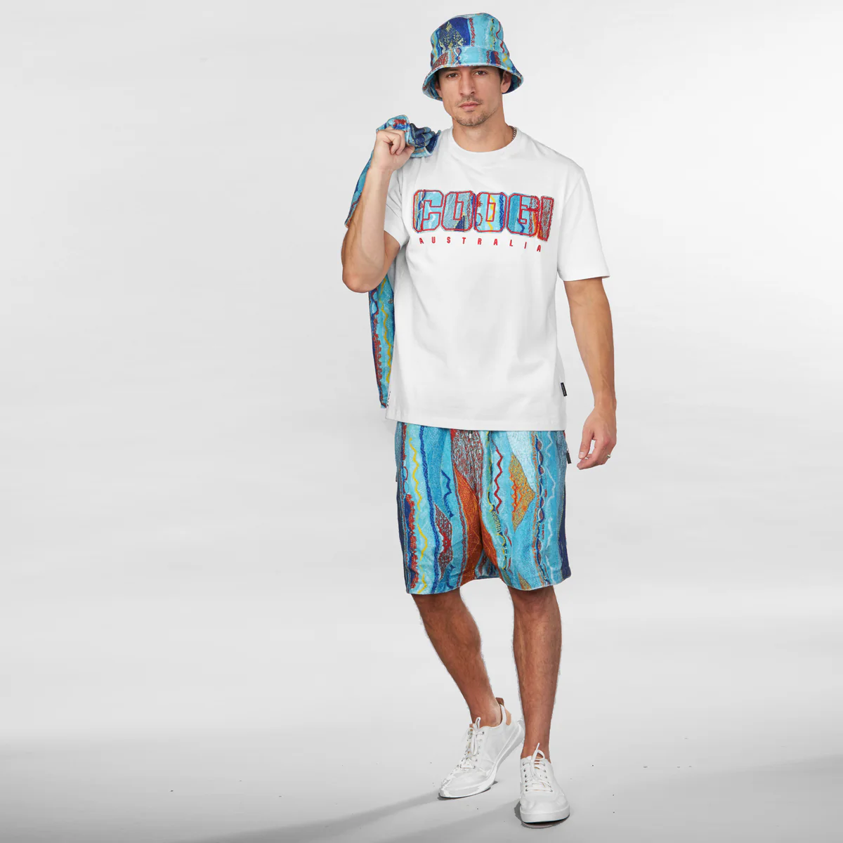 COOGI Block Logo Tee in White - Image 3