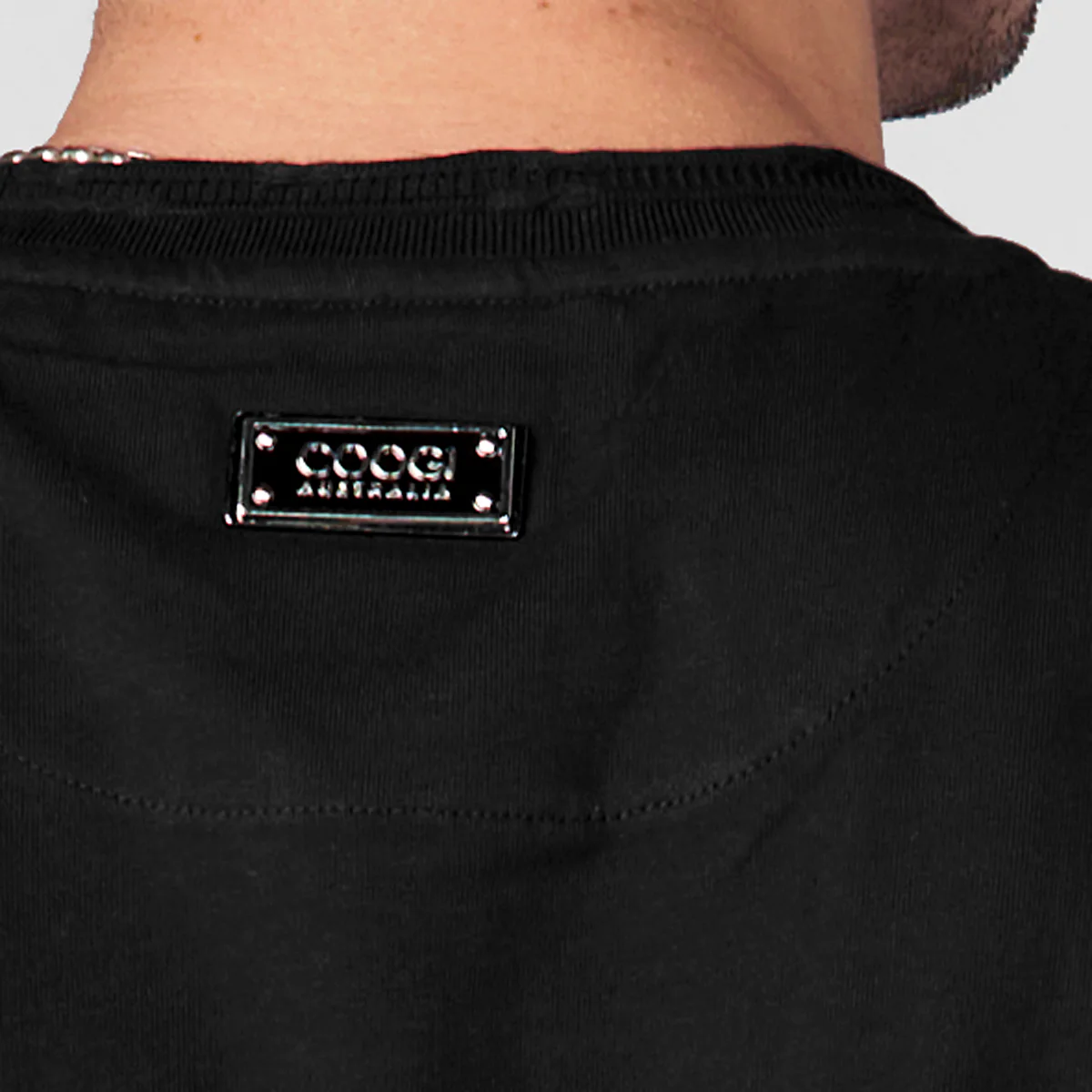 COOGI Logo Drip Tee in Black - Image 4