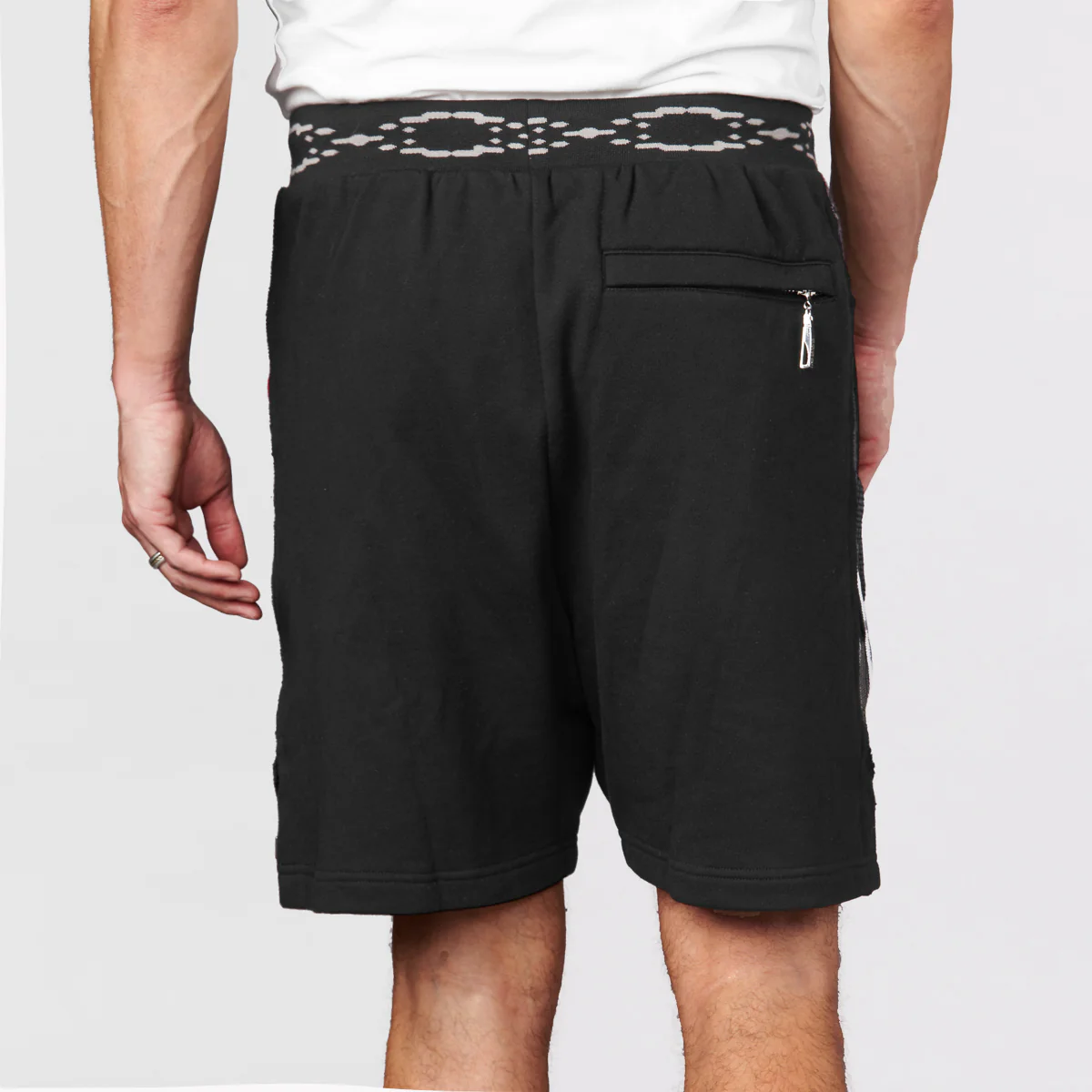 COOGI Sweater-Striped Shorts - Black - Image 4