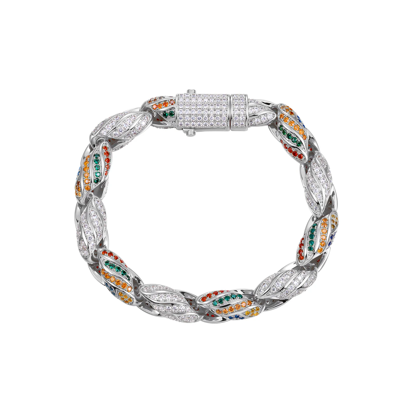 COOGI Twisted Rope Bracelet "The Outback"- White Gold Plated - Image 3