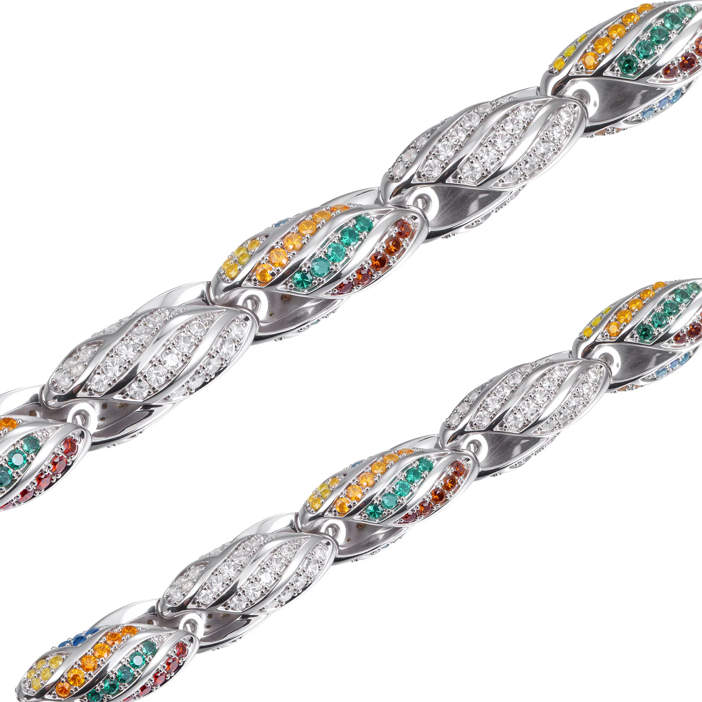 COOGI Twisted Rope Bracelet "The Outback"- White Gold Plated - Image 5