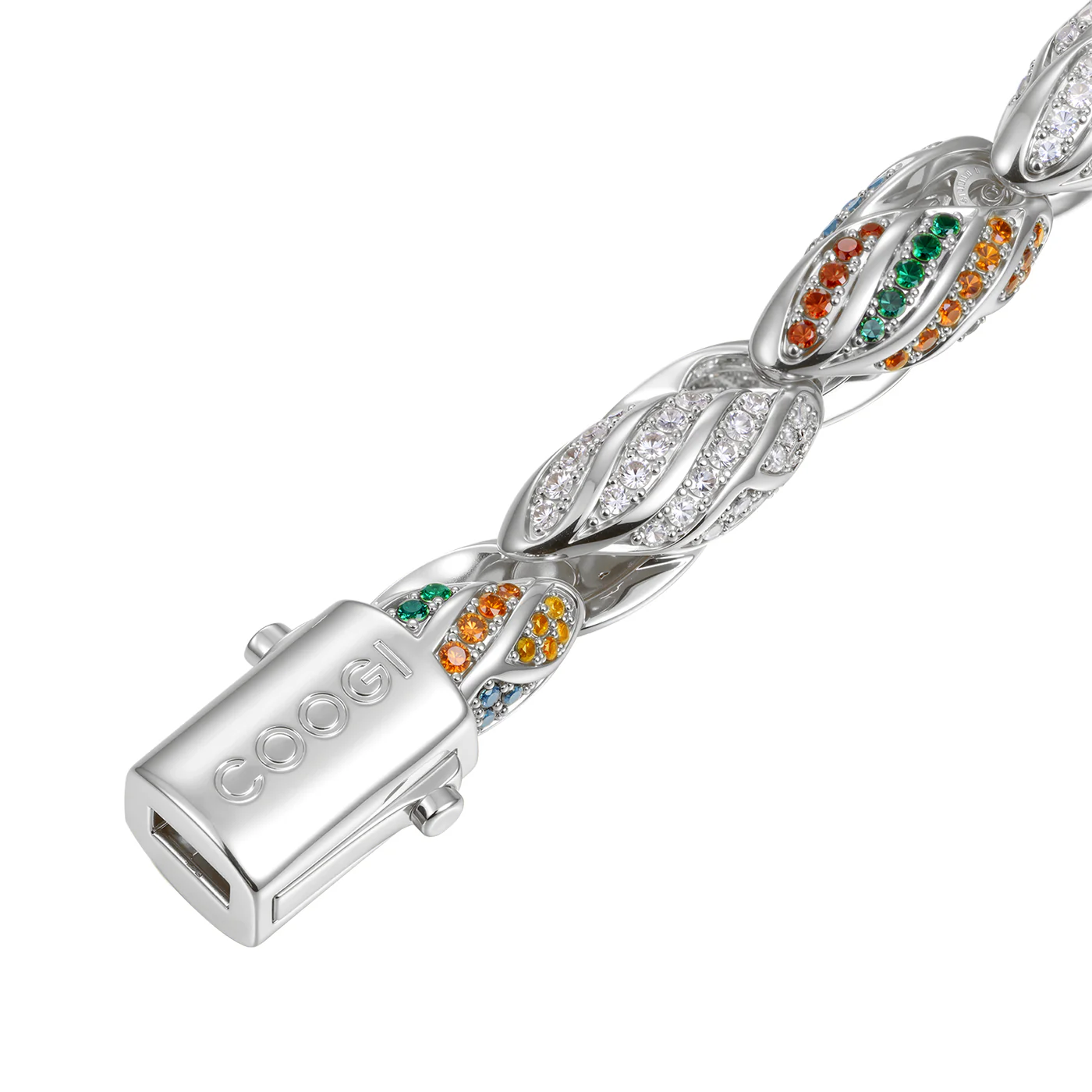 COOGI Twisted Rope Bracelet "The Outback"- White Gold Plated - Image 7