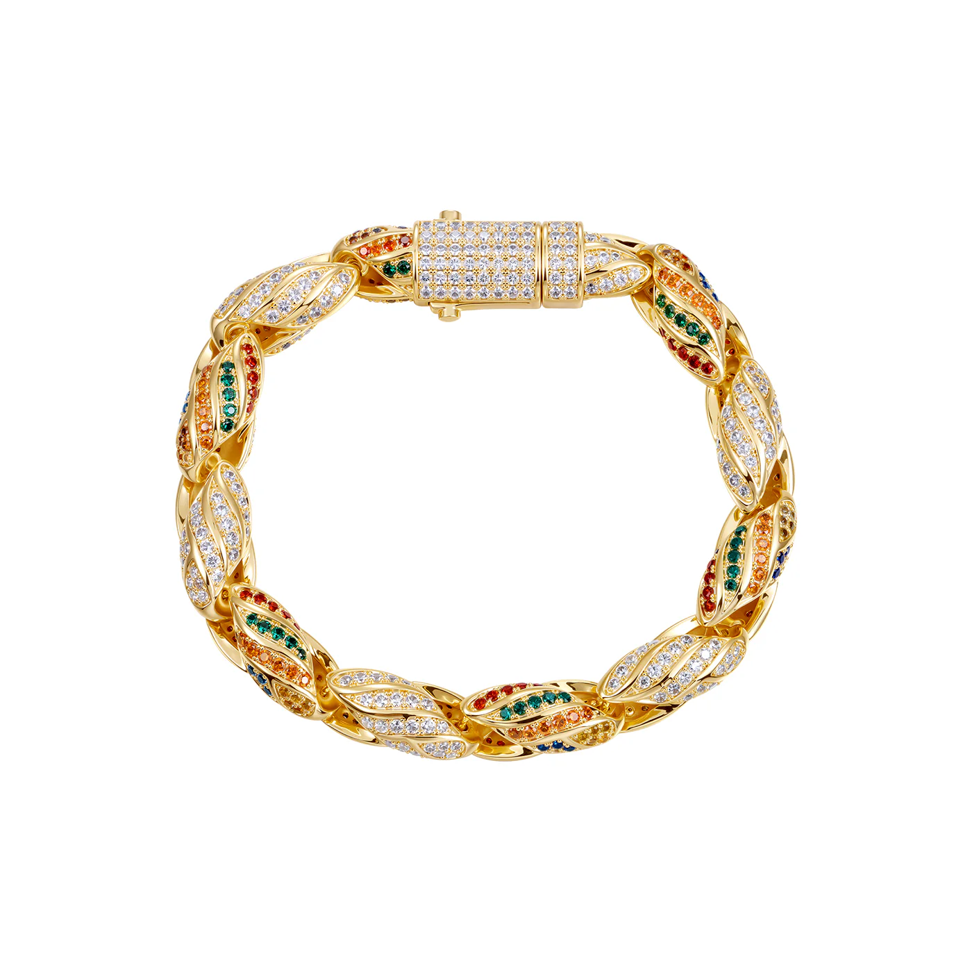 COOGI Twisted Rope Bracelet "The Outback"- Yellow Gold Plated - Image 3
