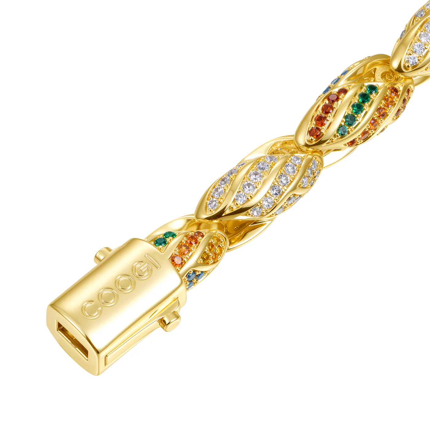 COOGI Twisted Rope Bracelet "The Outback"- Yellow Gold Plated - Image 7