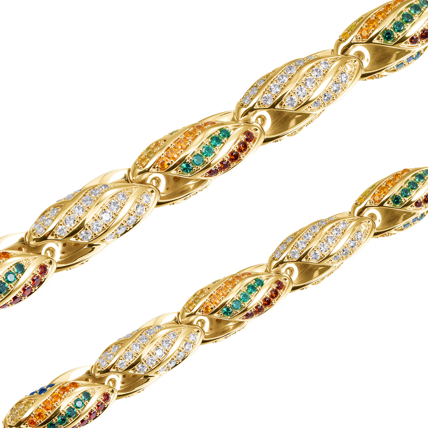 COOGI Twisted Rope Necklace "The Outback" - Yellow Gold Plated - Image 3