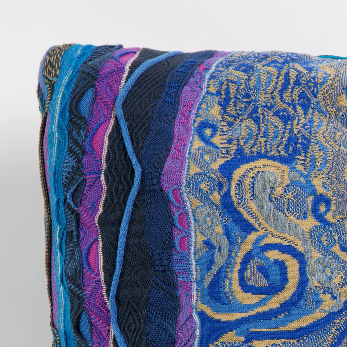 COOGi Classic Blue Throw Pillow 21x21 Inch - Image 3