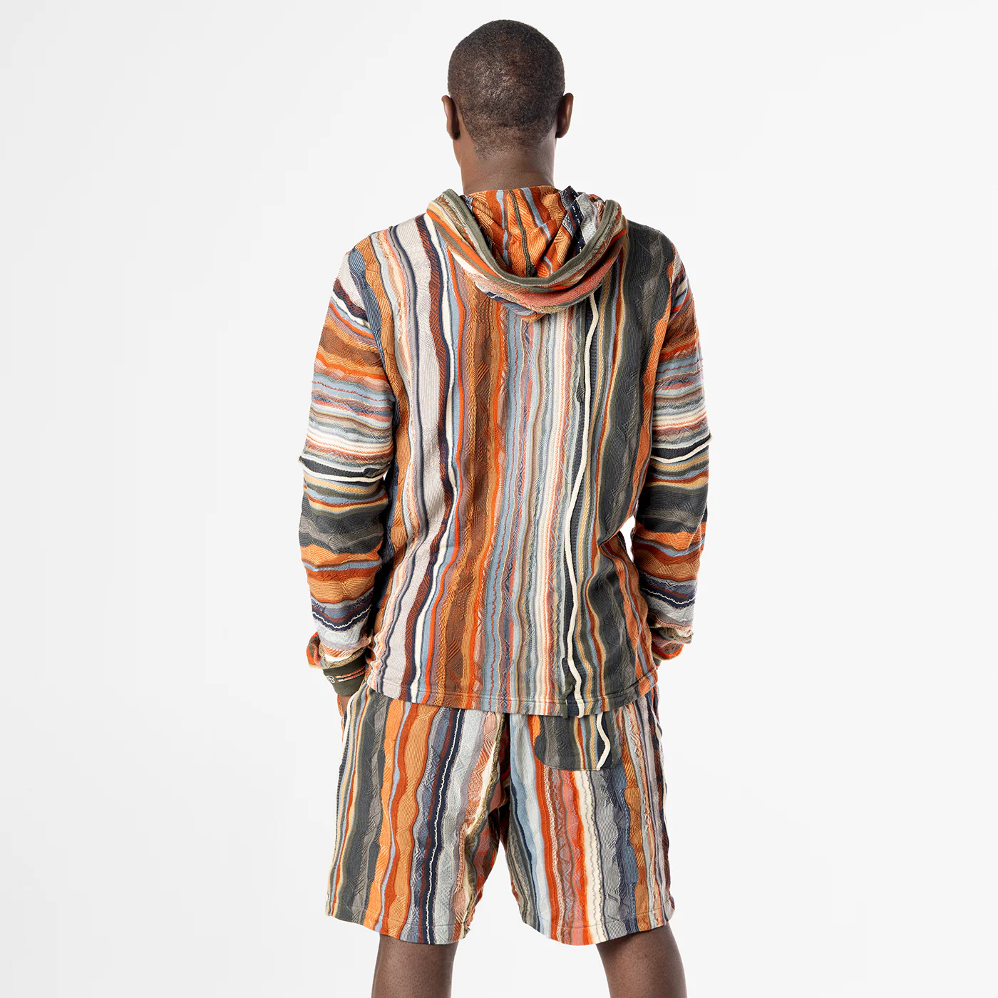 New - COOGI Light Weight Sweater Knit Hoody in Natural - Image 4