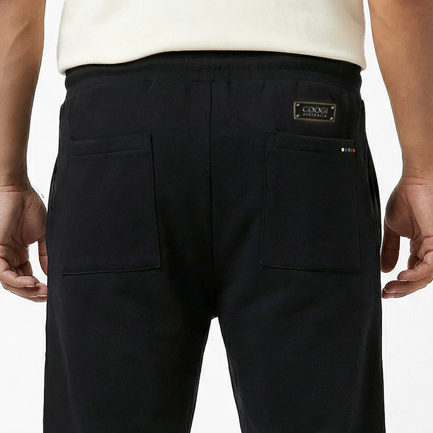 New - COOGI Script Jogger - Oversized - Black: COOGI Crown Reserve HeavyLuxe Fleece - Image 5