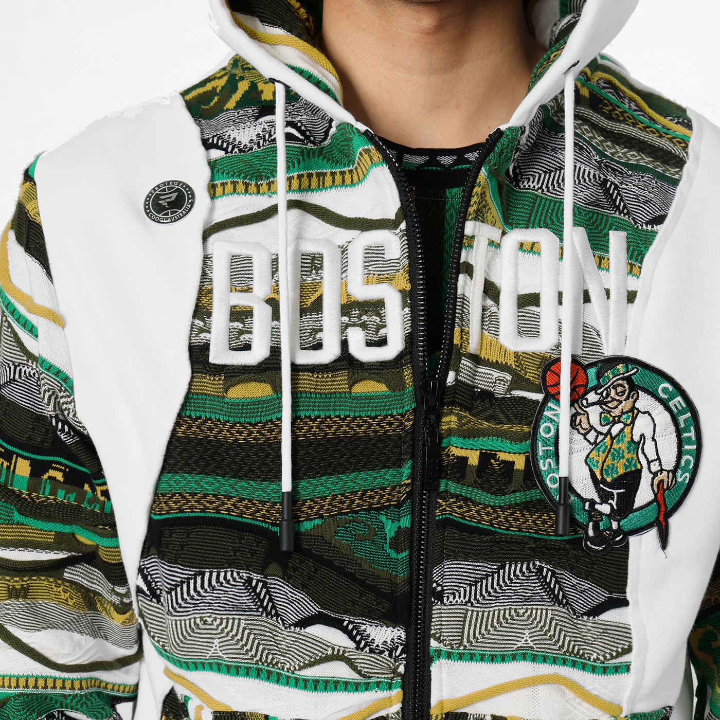 New - COOGI X NBA X Protege - Boston Celtics Full Zip Hoody - Image 6